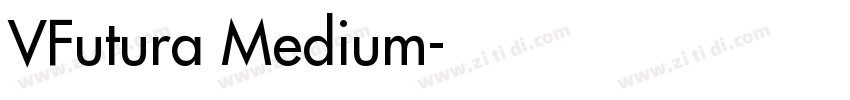 VFutura Medium字体转换